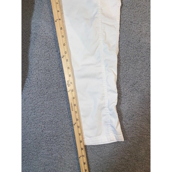 Chico's Petite Ankle Pants Skinny Petite 0 White Ankle Ruched Midi Adult Womens - Picture 5 of 11